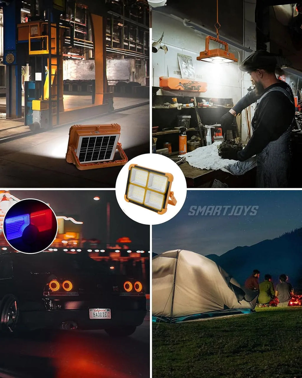 Luz Solar Portátil y Cargador
