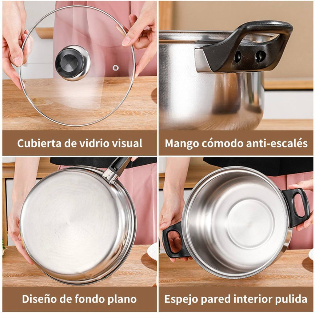 JUEGO DE OLLAS DE 12 PIEZAS