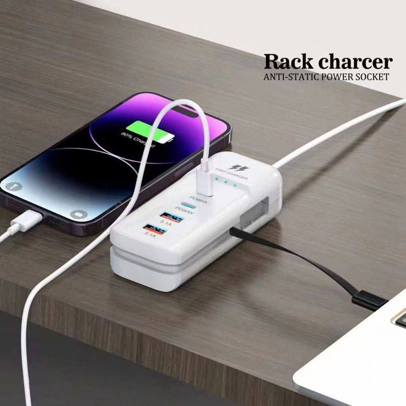 Regleta usb 4 puestos