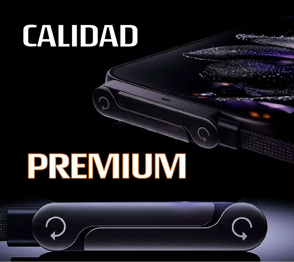 CARGADOR CON SOPORTE PLEGABLE +ADAPTADOR