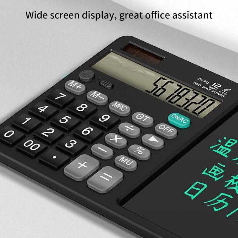 CALCULADORA CON PIZARRA LCD