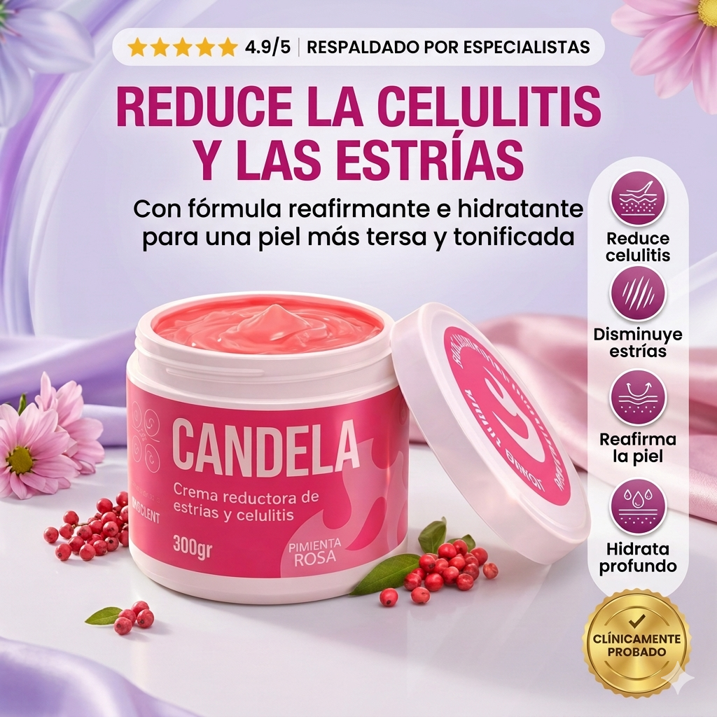 Crema Candela Estrías y Celulitis