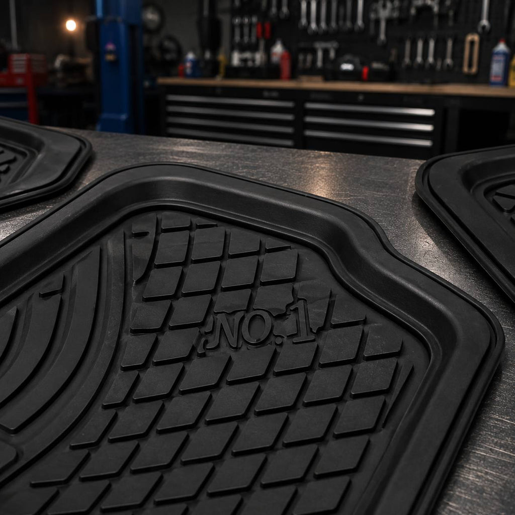ALFOMBRA DE GOMA PARA CARRO 4 PCS