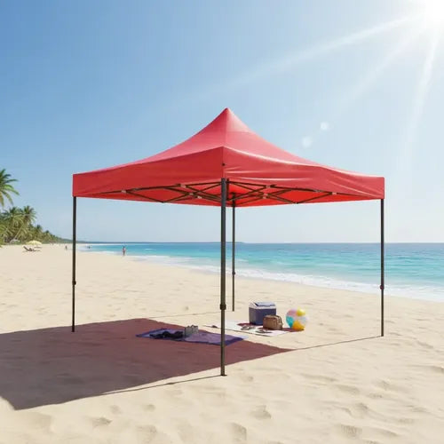 CARPA 3X3 PLEGABLE ROJO
