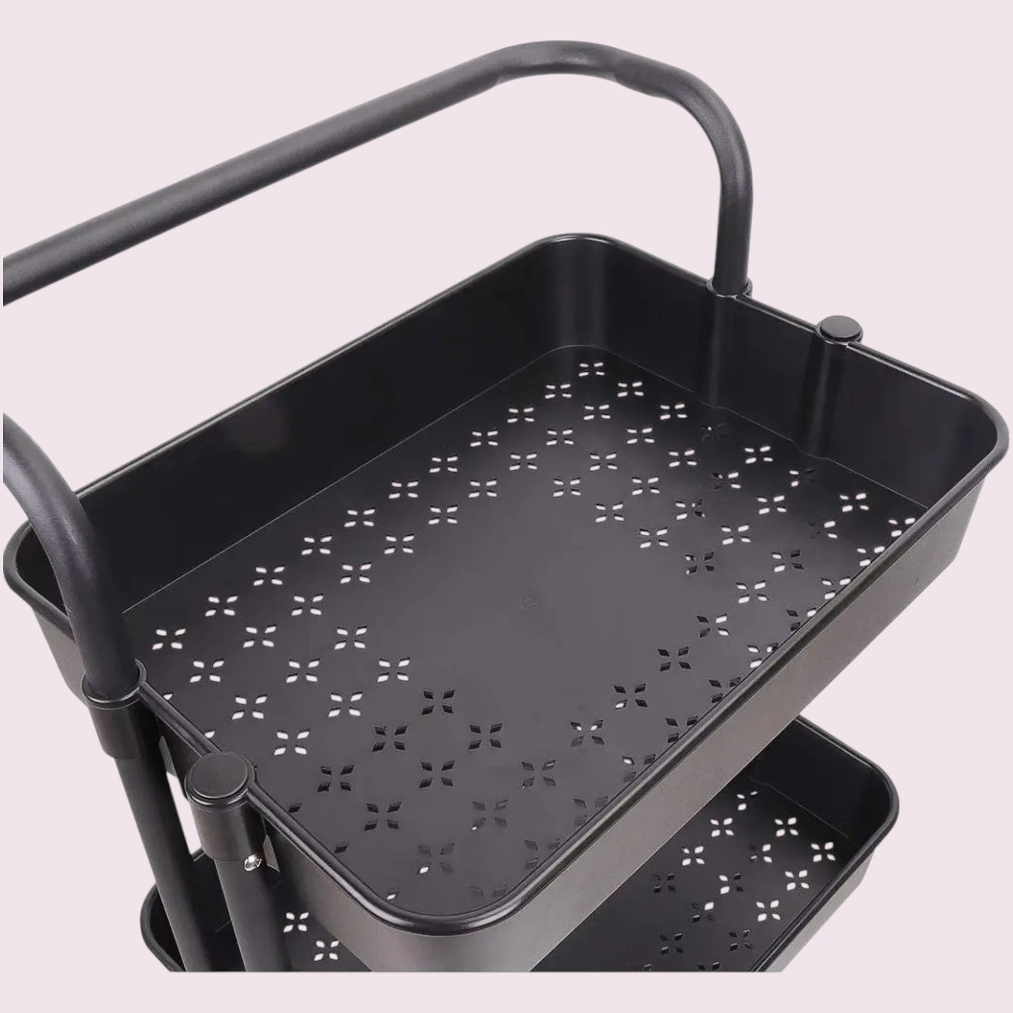 Organizador multiusos de 3niv con ruedas