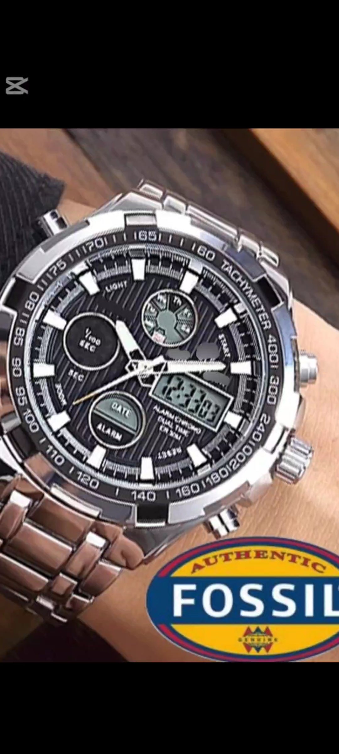 RELOJ FOSSIL HOMBRE acero inoxidable✅📌