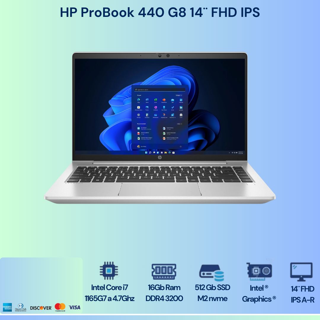 HP ProBook 440 G8 14" FHD IPS
