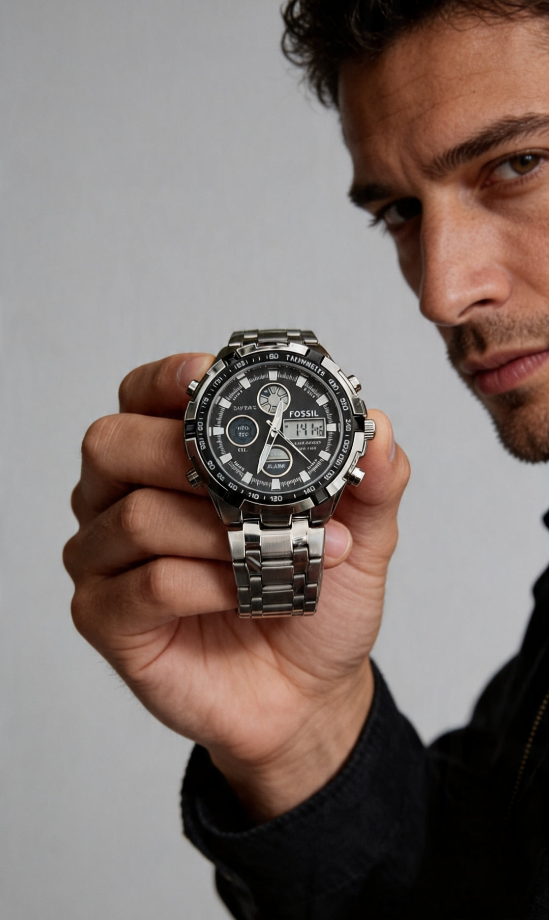 RELOJ FOSSIL HOMBRE acero inoxidable✅📌