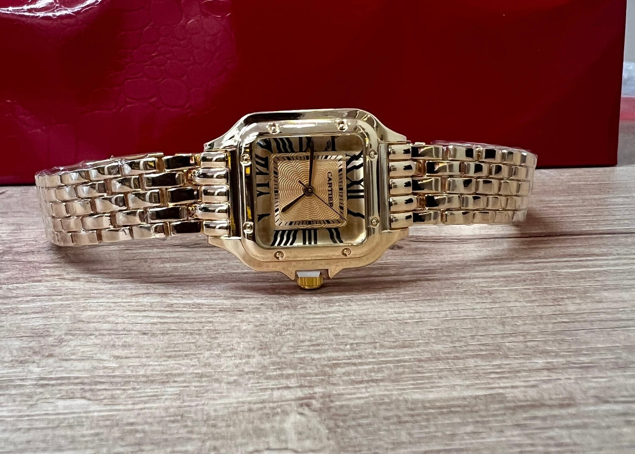 Reloj Cartier Panther tejido Dama