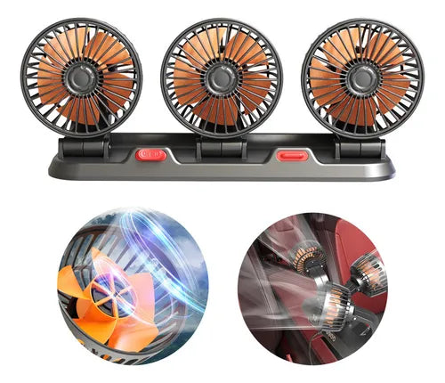 VENTILADOR DE AUTO 3 VENTILADORES