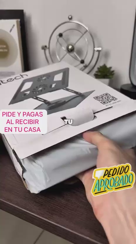 COOLER PARA LAPTOP CON SOPORTE GIRATORIO